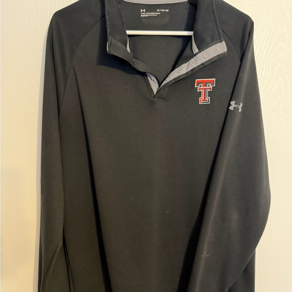 Texas Tech Under Armour Black Pullover